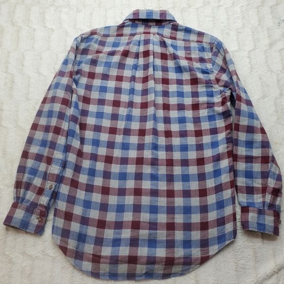 Brooks Brothers Men's Regent Button Down Shirt Winter Fall Thicker Cotton Small - Picture 6 of 10